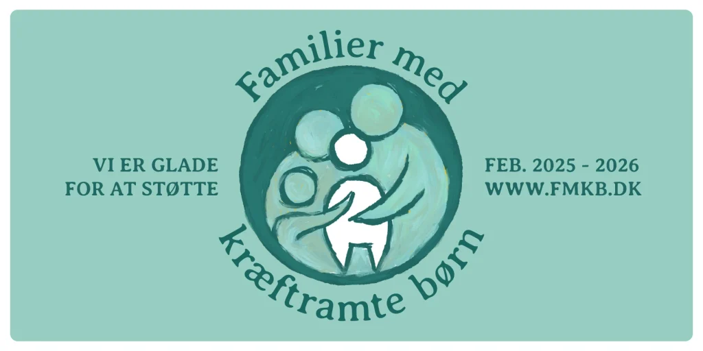 Familier med kræftramte børn — vi er glade for at støtte