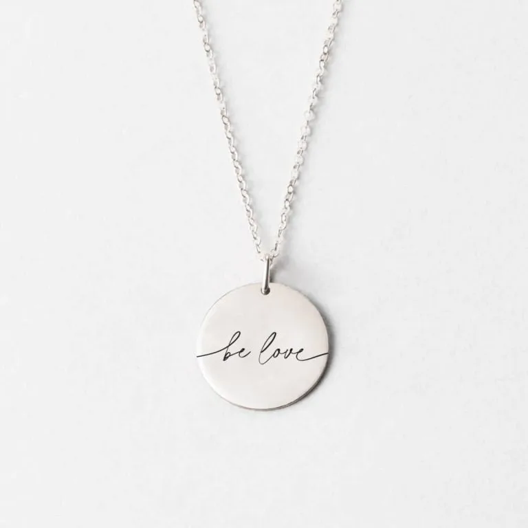 Be love - halskæde - Personligt Smykke fra Øndig Jewellery. Kærlighed som en livsholdning.