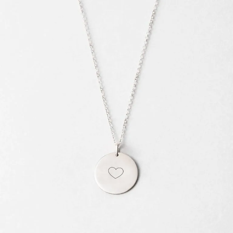 ❤️ - halskæde - Personligt Smykke fra Øndig Jewellery. Et tidløst symbol på ubetinget kærlighed.