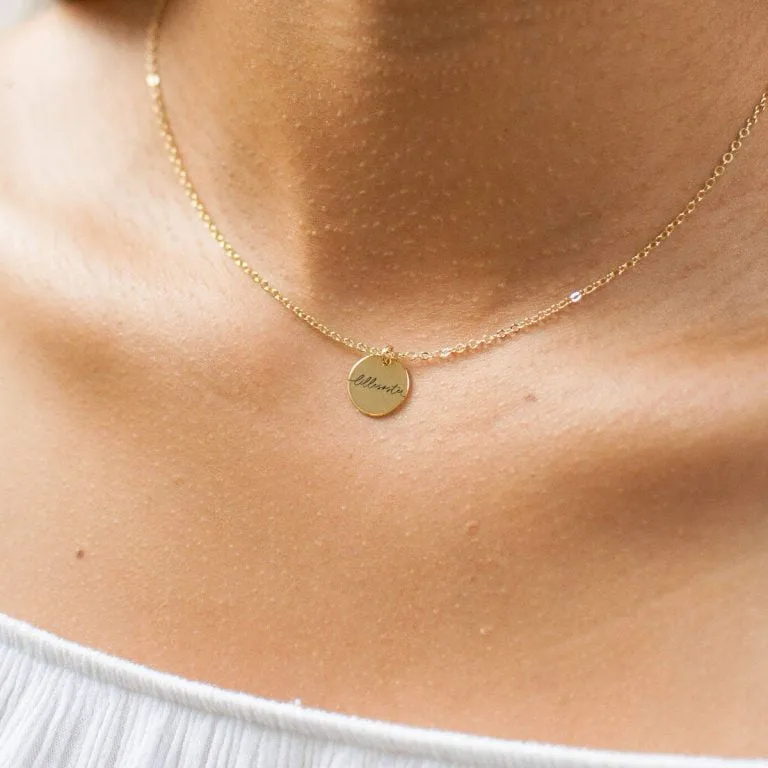 Lillesøster - halskæde - Personligt Smykke fra Øndig Jewellery. En kærlig anerkendelse af den yngste i søskendeflokken.
