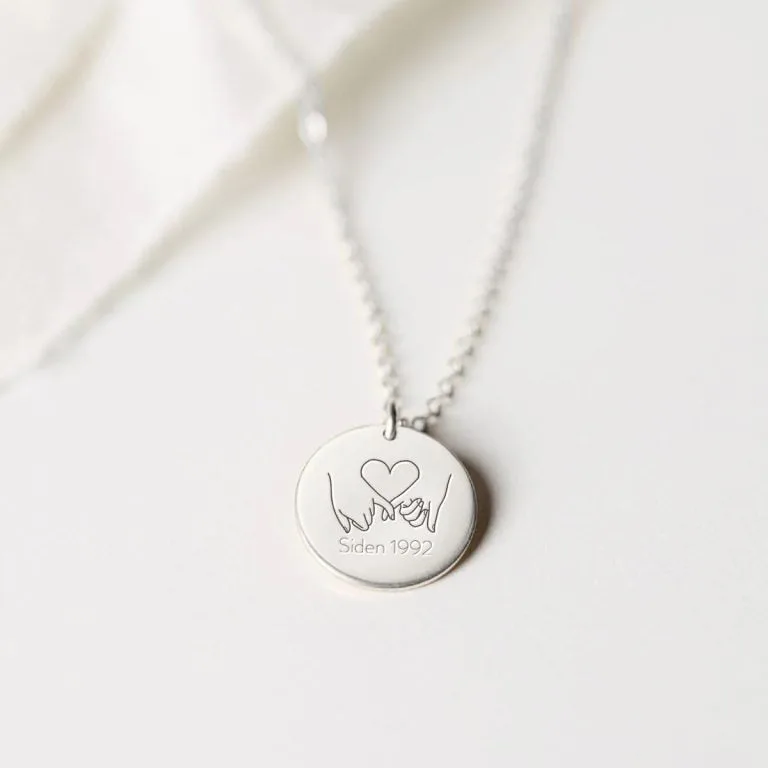 Pinky Promise - Our Love - Personligt Smykke fra Øndig Jewellery. Evigt løfte i elegant smykke.