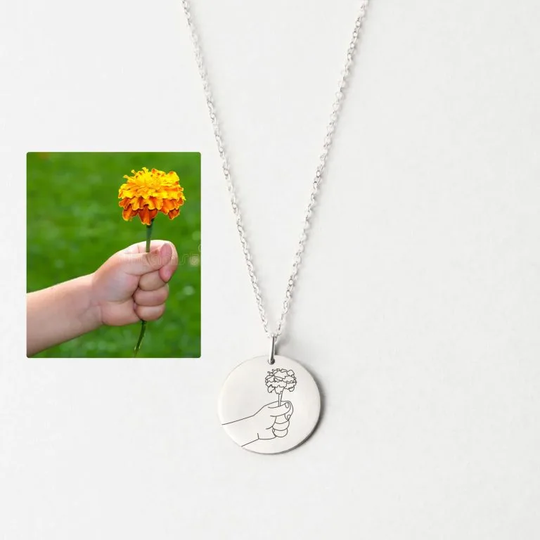 Halskæde med billede - Personligt Smykke fra Øndig Jewellery. Bær dine minder med stil – Halskæde med billede.🌸💖