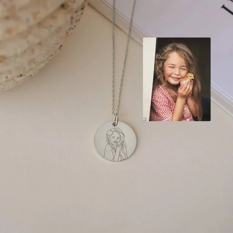 Halskæde med billede - Personligt Smykke fra Øndig Jewellery. Bær dine minder med stil – Halskæde med billede.🌸💖