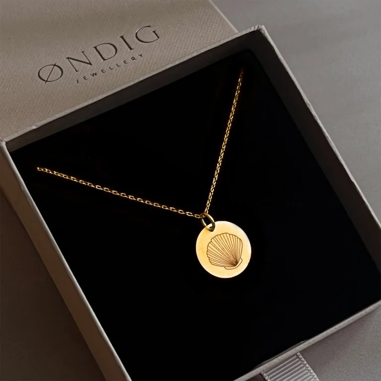 Muslinge halskæde - Personligt Smykke fra Øndig Jewellery. Skab minder med personlig halskæde