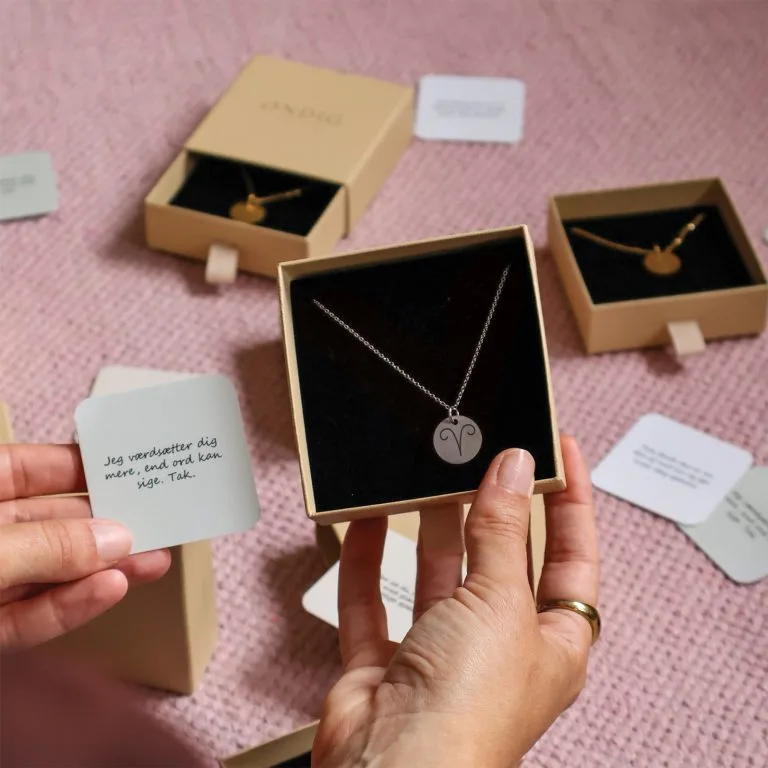 Vædderen Stjernetegn - Personligt Smykke fra Øndig Jewellery. Stjernetegnet Vædderen - Personliggør dit smykke
