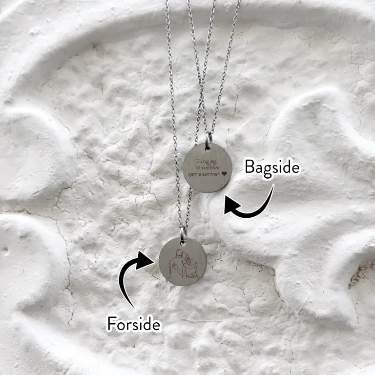 Du og jeg... Vi skal blive gamle sammen ❤️ - Personligt Smykke fra Øndig Jewellery. Det perfekte symbol på jeres kærlighed