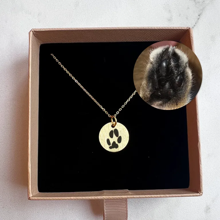 Kattepote aftryk - Personligt Smykke fra Øndig Jewellery.