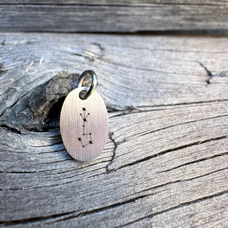 Skorpionen Stjernebillede Superellipse Halskæde - Personligt Smykke fra Øndig Jewellery. Skorpionen superellipse med egen gravering