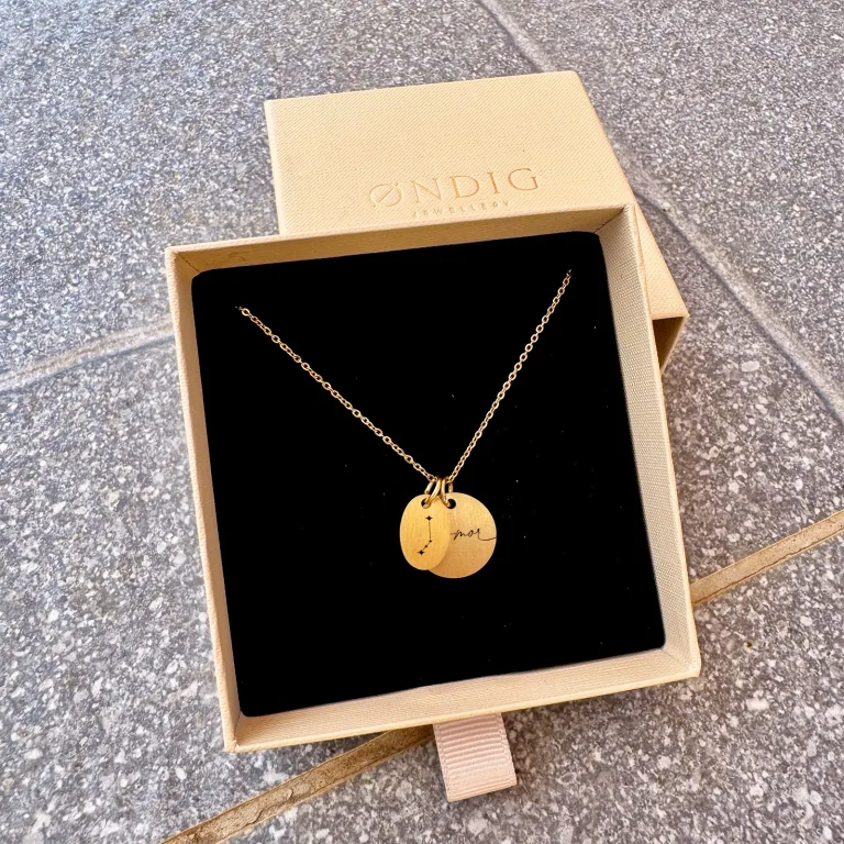 Vædderen Stjernebillede Superellipse Halskæde - Personligt Smykke fra Øndig Jewellery. Vædderens stjernebillede, din personlige kæde