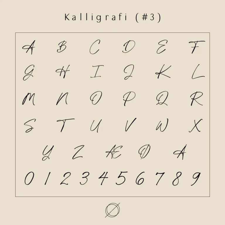 Kaligrafi bogstav på superellipse halskæde - Personligt Smykke fra Øndig Jewellery. Kaligrafi-bogstav på superellipsevedhæng