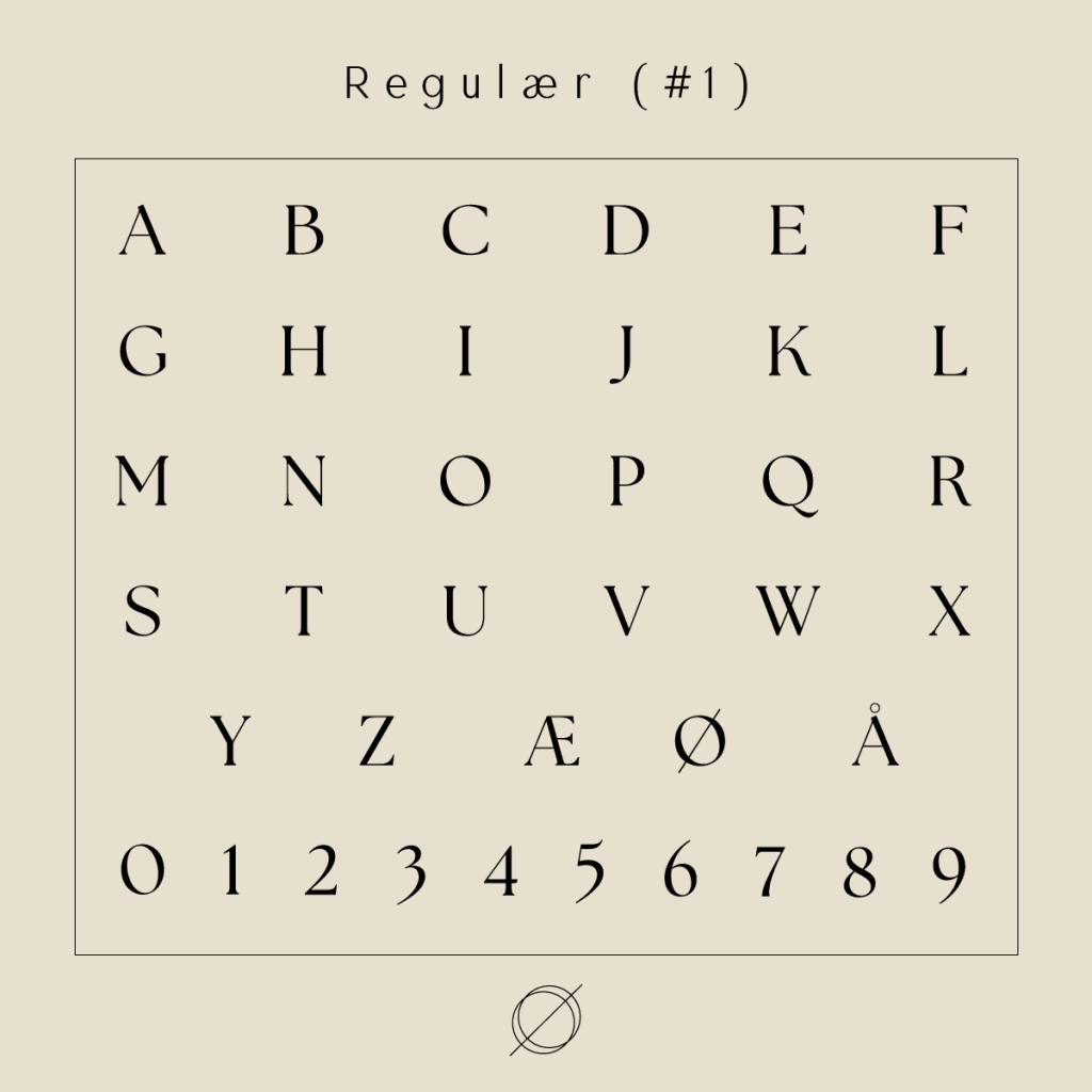 Rundt vedhæng med bogstav i halskæde - Personligt Smykke fra Øndig Jewellery. Vælg dit bogstav og få det indgraveret i vores flotte og klassiske skrift.