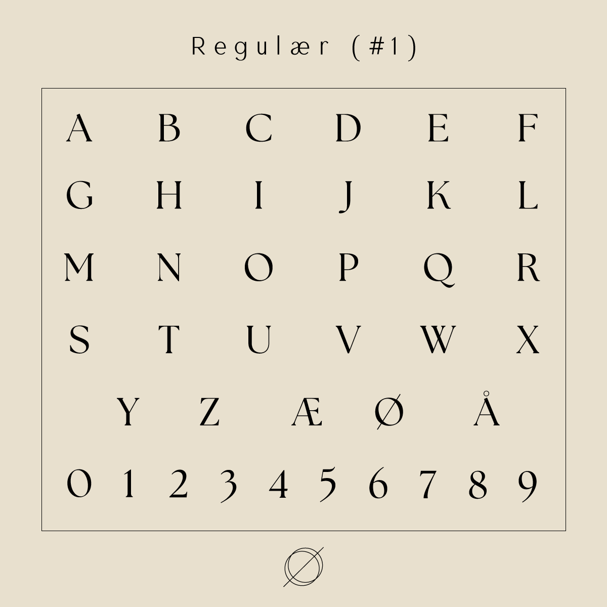 oendig-produkt-fonts-images-regular-png Rundt vedhæng med bogstav i halskæde - Personligt Smykke fra Øndig Jewellery. Vælg dit bogstav og få det indgraveret i vores flotte og klassiske skrift.