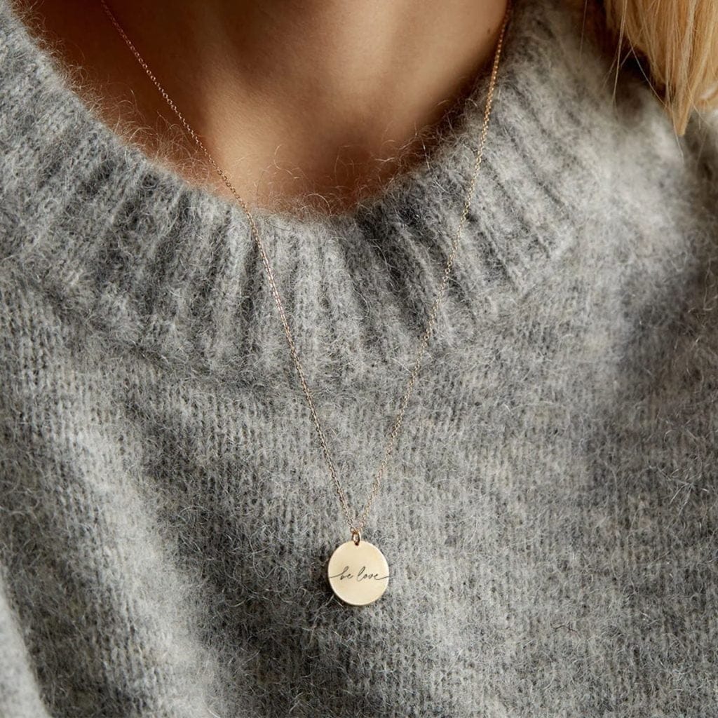 Be love - halskæde - Personligt Smykke fra Øndig Jewellery. Kærlighed som en livsholdning.