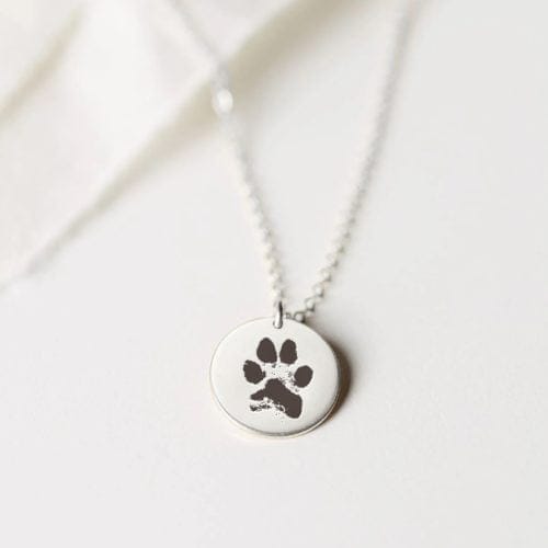 Hundepote aftryk - Personligt Smykke fra Øndig Jewellery. Upload et billede af din hunds poteaftryk.