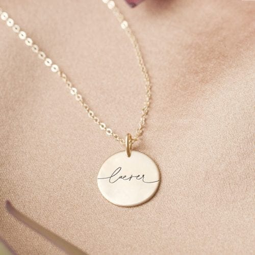 Lærer - halskæde - Personligt Smykke fra Øndig Jewellery. Hyldest til lærere - personlig, elegant gave.