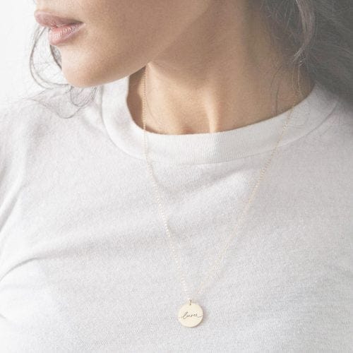 Lærer - halskæde - Personligt Smykke fra Øndig Jewellery. Hyldest til lærere - personlig, elegant gave.