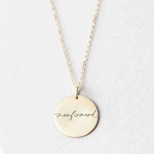 Nonfirmand - halskæde - Personligt Smykke fra Øndig Jewellery. Fejr nonfirmandens dag med personlig halskæde.