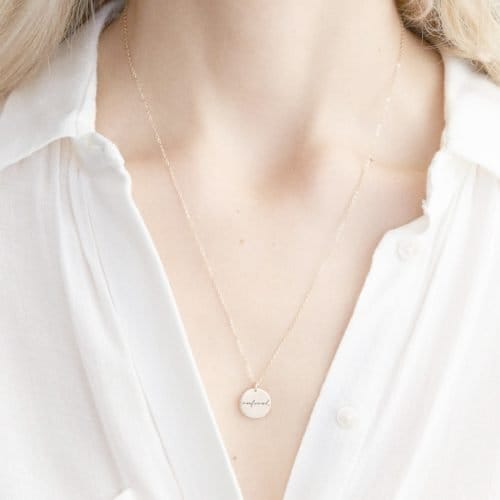 Nonfirmand - halskæde - Personligt Smykke fra Øndig Jewellery. Fejr nonfirmandens dag med personlig halskæde.