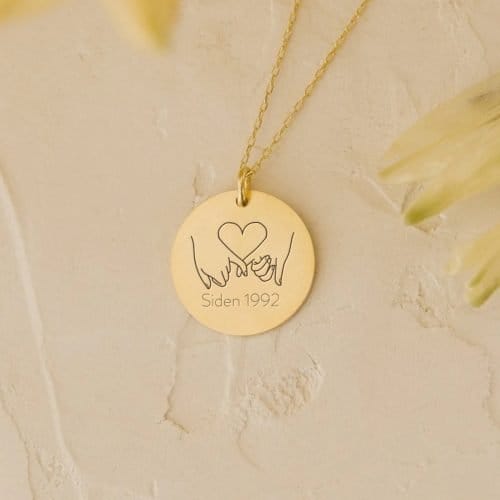Pinky Promise - Our Love - Personligt Smykke fra Øndig Jewellery. Evigt løfte i elegant smykke.