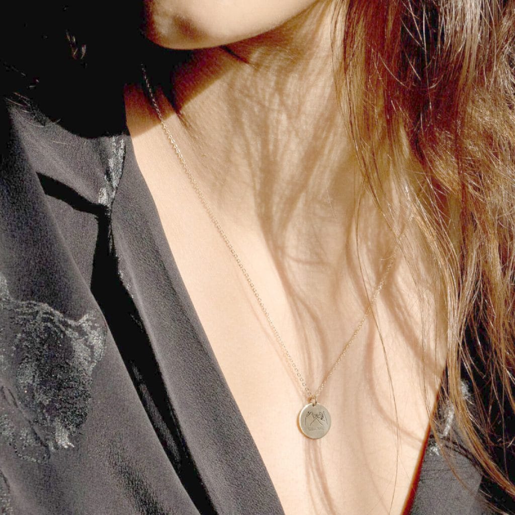 Pinky Promise - You & Me - Personligt Smykke fra Øndig Jewellery. Ubrydeligt bånd: Pinky Promise halskæden.