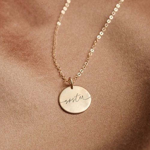 Søster - halskæde - Personligt Smykke fra Øndig Jewellery. Et tidløst symbol på søskendekærlighed.