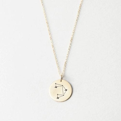 Vægten Stjernebillede - Personligt Smykke fra Øndig Jewellery. Bær stjernetegnet Vaegten tæt på hjertet.