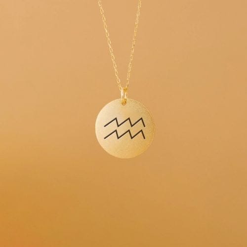 Vandmanden Stjernetegn - Personligt Smykke fra Øndig Jewellery. Vandmanden: Unik, personlig stjerne-smykke elegance.