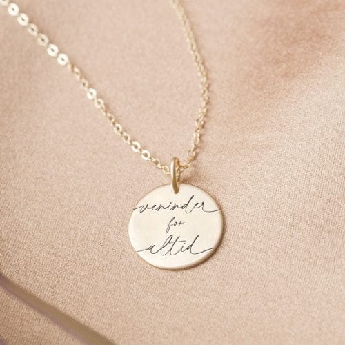 Veninder for altid - Personligt Smykke fra Øndig Jewellery. Venindehalskæde - personlig, tidløs, ubrydeligt bånd.