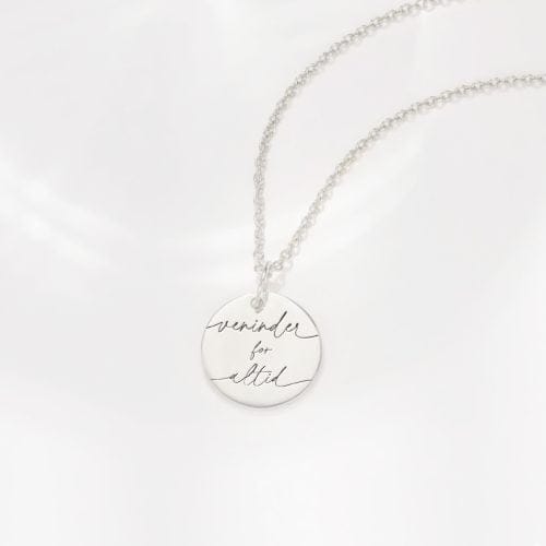 Veninder for altid - Personligt Smykke fra Øndig Jewellery. Venindehalskæde - personlig, tidløs, ubrydeligt bånd.