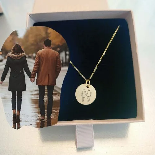 Halskæde med billede - Personligt Smykke fra Øndig Jewellery. Bær dine minder med stil – Halskæde med billede.🌸💖