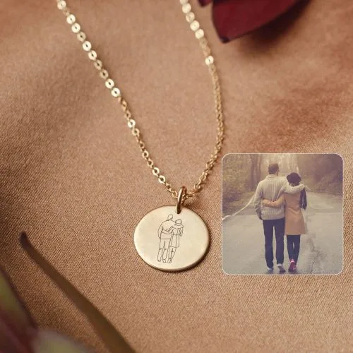 Halskæde med billede - Personligt Smykke fra Øndig Jewellery. Bær dine minder med stil – Halskæde med billede.🌸💖