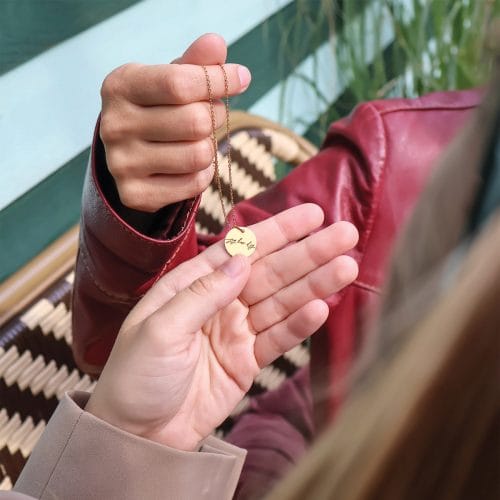 Jeg har dig halskæde - Personligt Smykke fra Øndig Jewellery. Personlig indgraveret halskæde til hende