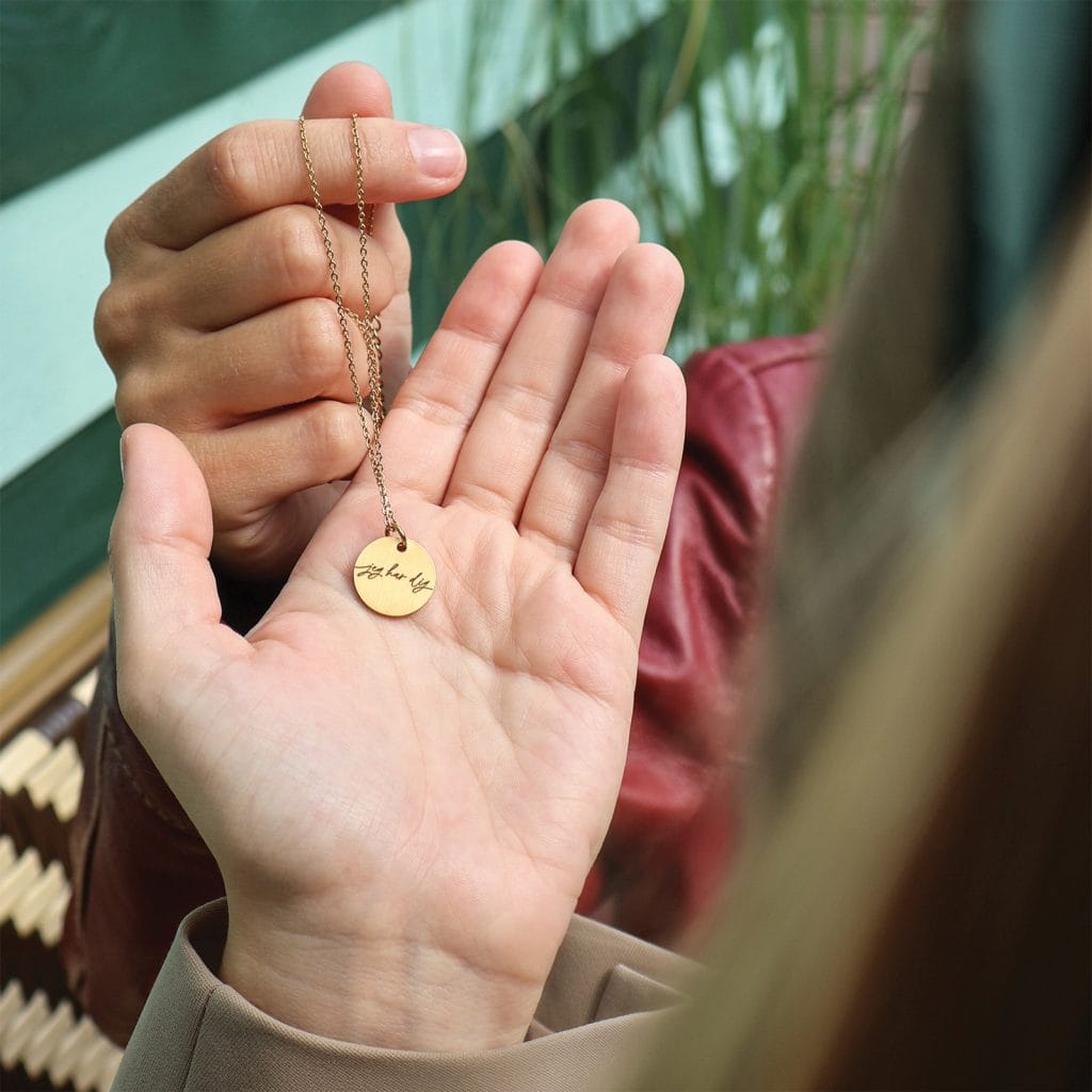 Jeg har dig halskæde - Personligt Smykke fra Øndig Jewellery. Personlig indgraveret halskæde til hende