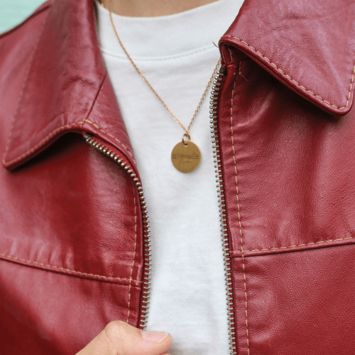 Randers Skyline Line Art - Personligt Smykke fra Øndig Jewellery. Ideel gave med personlig gravering