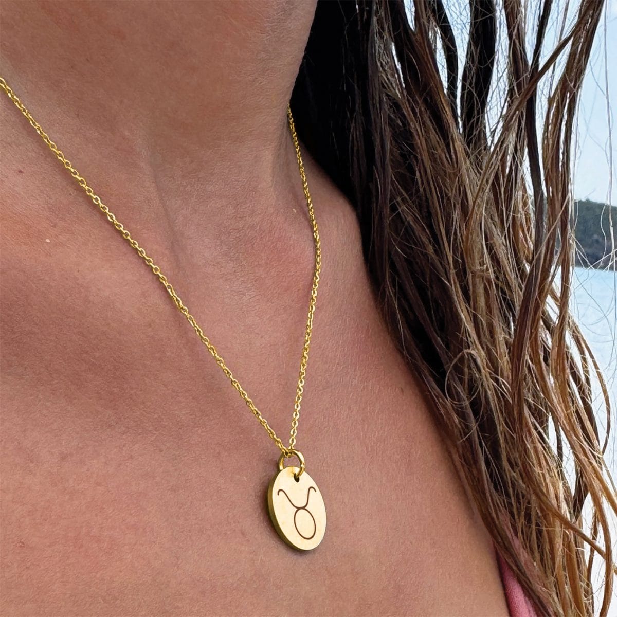 tyren-stjernetegn-cirkel-2.jpg Tyren Stjernetegn - Personligt Smykke fra Øndig Jewellery. Stjernetegnet Tyren - Personliggør dit smykke