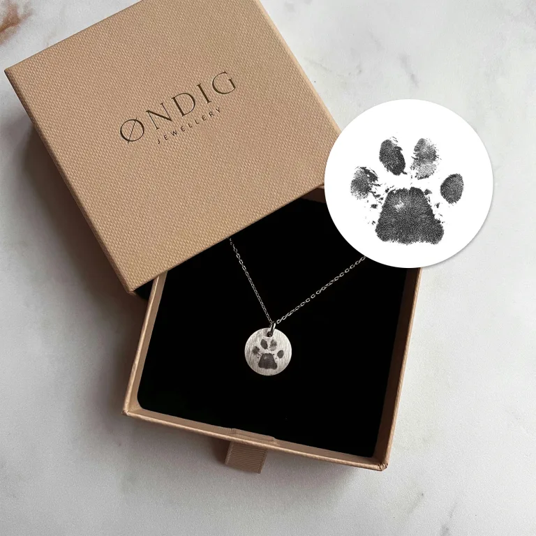 Kattepote aftryk - Personligt Smykke fra Øndig Jewellery.