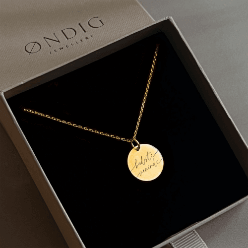 Bedste Veninde - halskæde - Personligt Smykke fra Øndig Jewellery. Personlig gave, skabt til livslang venskab