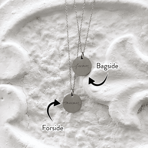 Mormor/farmor - halskæde - Personligt Smykke fra Øndig Jewellery. Kærlig, tidløs gave til hende